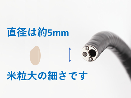 経鼻内視鏡の細さ・図解