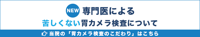 苦しくない胃カメラ検査・経鼻内視鏡